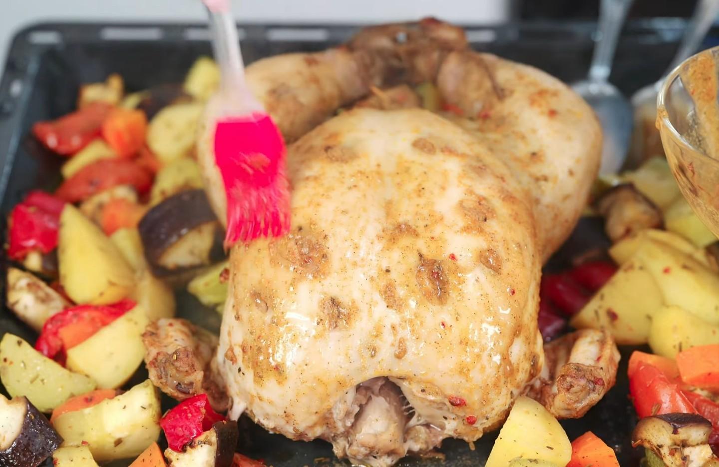 как запечь курицу с овощами в духовке при панкреатите рецепты